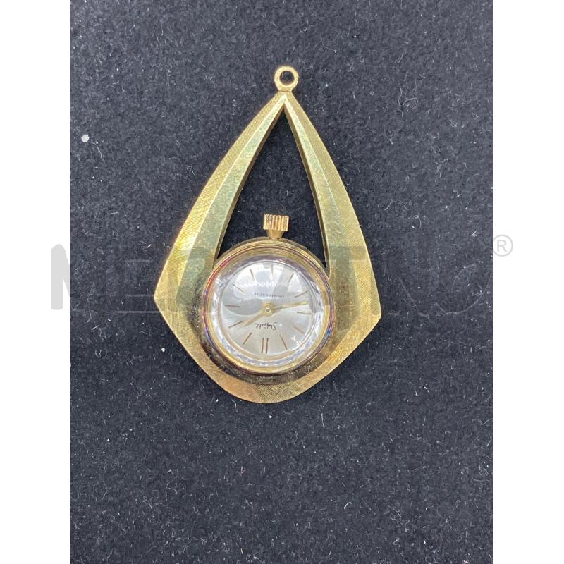 CIONDOLO OROLOGIO SHEFFIELD DORATO  | Mercatino dell'Usato Roma eur 1