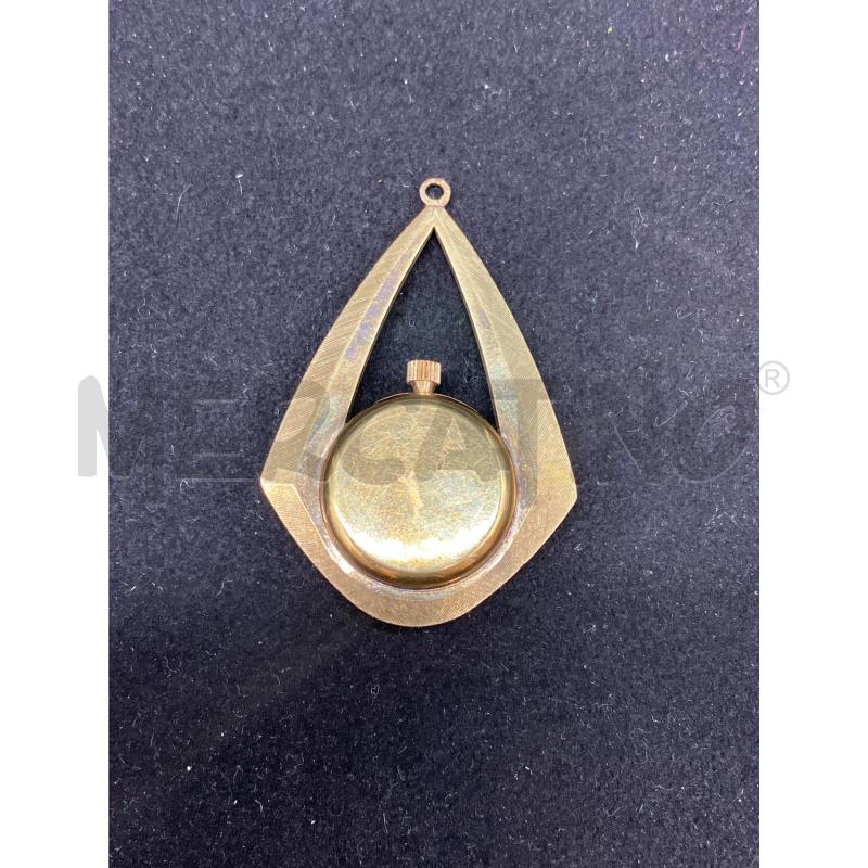 CIONDOLO OROLOGIO SHEFFIELD DORATO  | Mercatino dell'Usato Roma eur 2