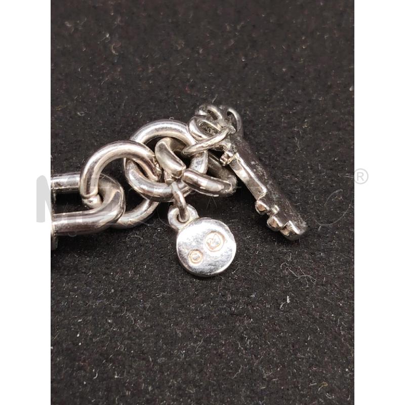 CIONDOLO SWAROVSKI LUCCHETTO CUORE | Mercatino dell'Usato Roma eur 3