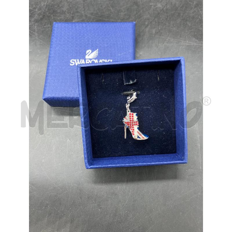 CIONDOLO SWAROVSKI  SCARPA TACCO BANDIERA | Mercatino dell'Usato Roma eur 1
