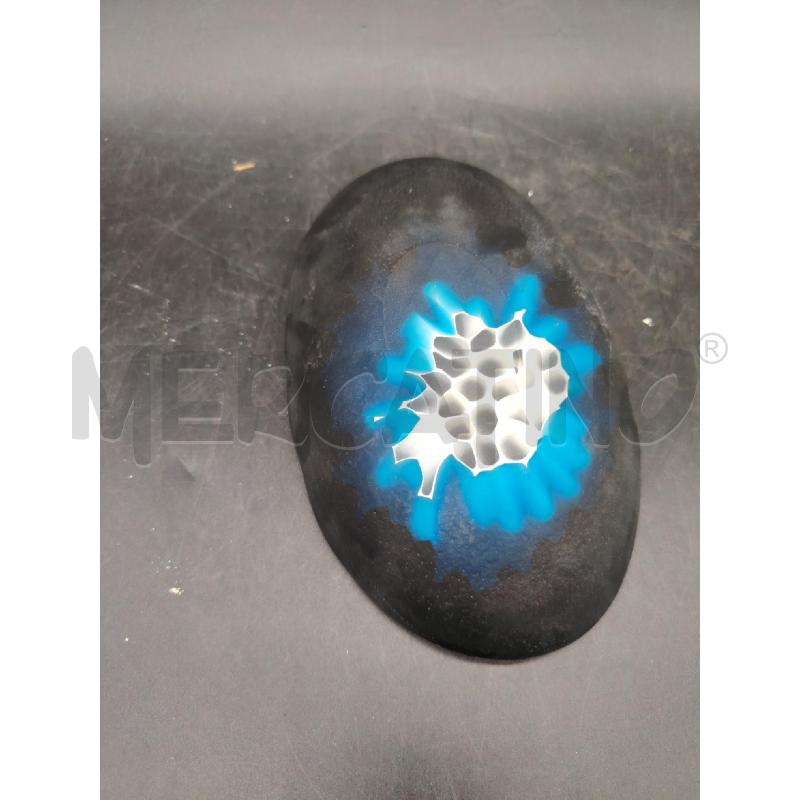 CIOTOLA NERA FIORE BIANCO VETRO | Mercatino dell'Usato Roma eur 3
