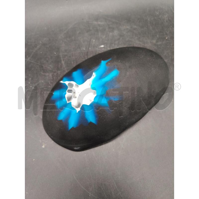 CIOTOLA VETRO FIORE BIANCO F NERO | Mercatino dell'Usato Roma eur 3
