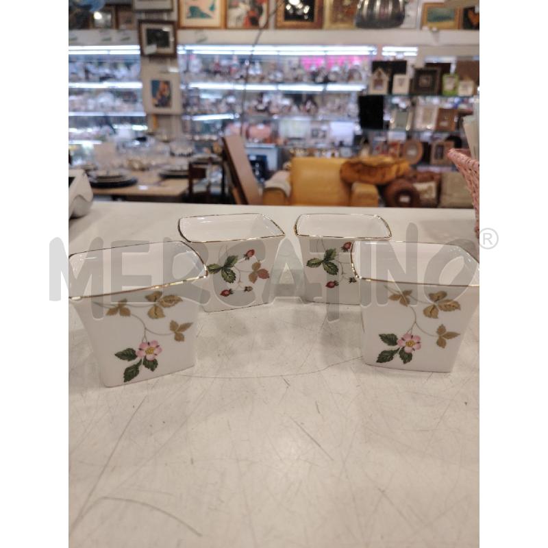 CIOTOLE WEDGWOOD  FOGLIE FRAGOLE  | Mercatino dell'Usato Roma eur 1