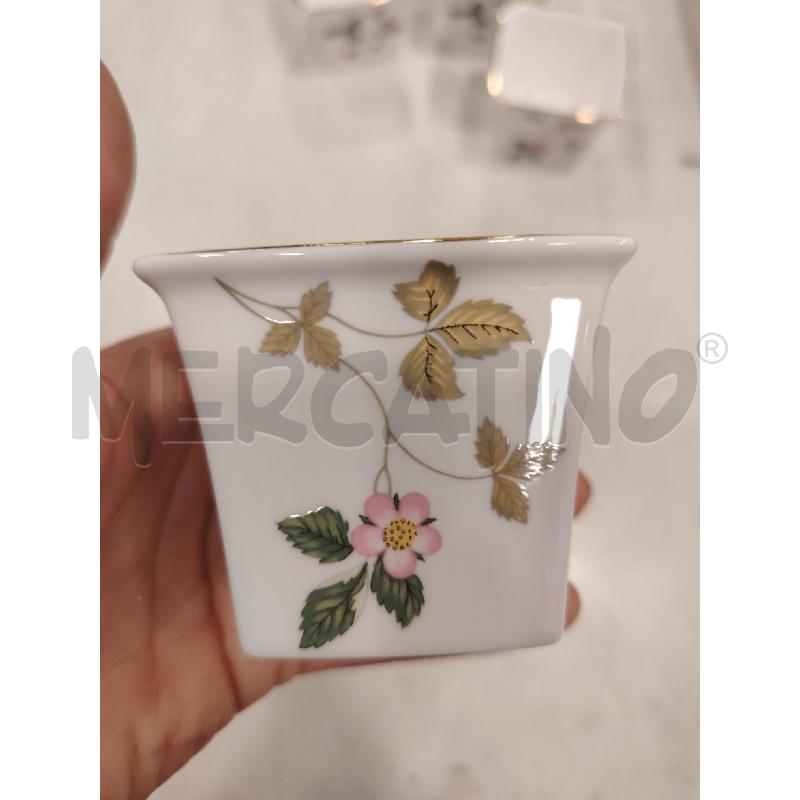 CIOTOLE WEDGWOOD  FOGLIE FRAGOLE  | Mercatino dell'Usato Roma eur 3
