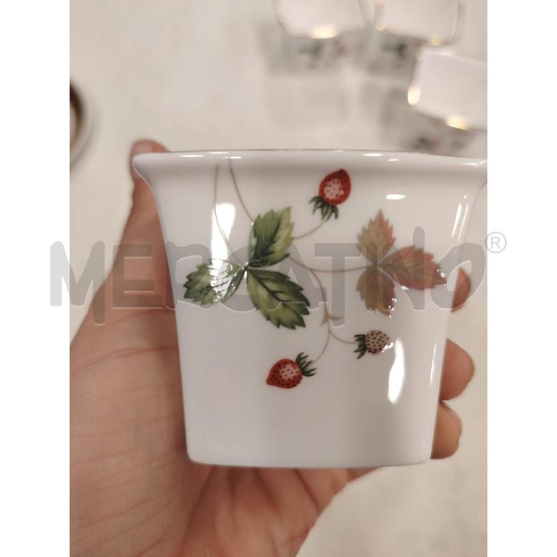 CIOTOLE WEDGWOOD  FOGLIE FRAGOLE  | Mercatino dell'Usato Roma eur 4