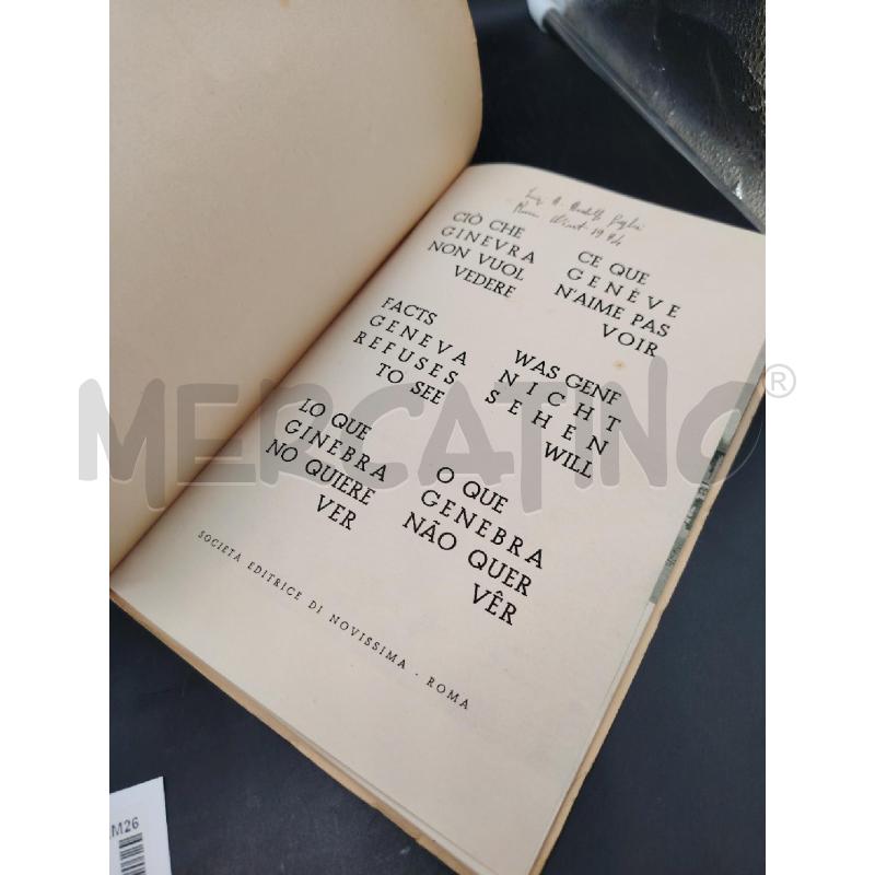 CIO CHE GINEVRA NON VUOL VEDERE 1930-35 | Mercatino dell'Usato Roma eur 3