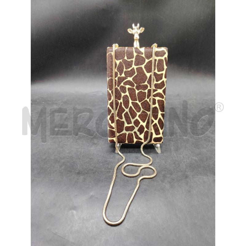 CLUTCH BAG ZARA GIRFFA + CATENA DOR | Mercatino dell'Usato Roma eur 1
