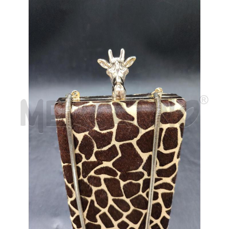 CLUTCH BAG ZARA GIRFFA + CATENA DOR | Mercatino dell'Usato Roma eur 2