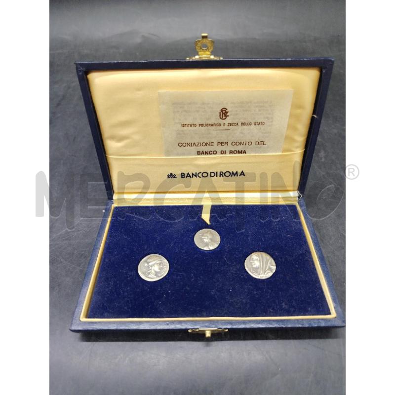 COFANETTO MEDAGLIE BANCO DI ROMA | Mercatino dell'Usato Roma eur 1