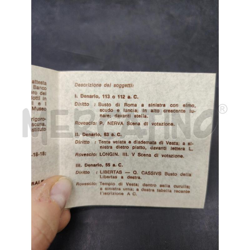 COFANETTO MEDAGLIE BANCO DI ROMA | Mercatino dell'Usato Roma eur 3
