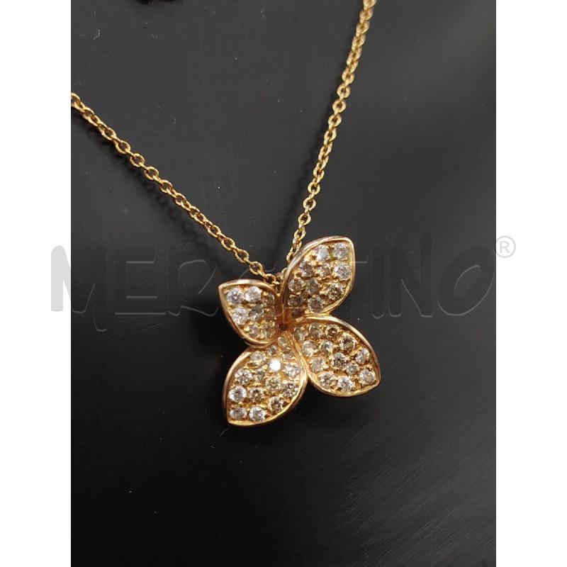 COLLANA* PASQUALE BRUNI FIORE PAVE | Mercatino dell'Usato Roma eur 3