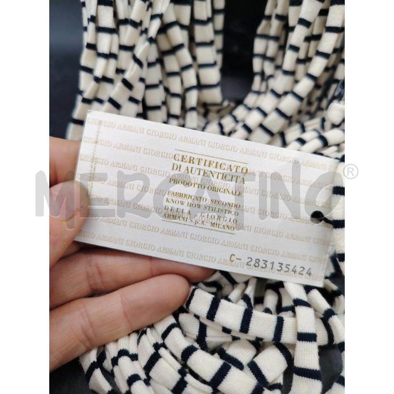 COLLANA / SCIARPA ARMANI MULTIFILO RGHE BIA NE  | Mercatino dell'Usato Roma eur 2