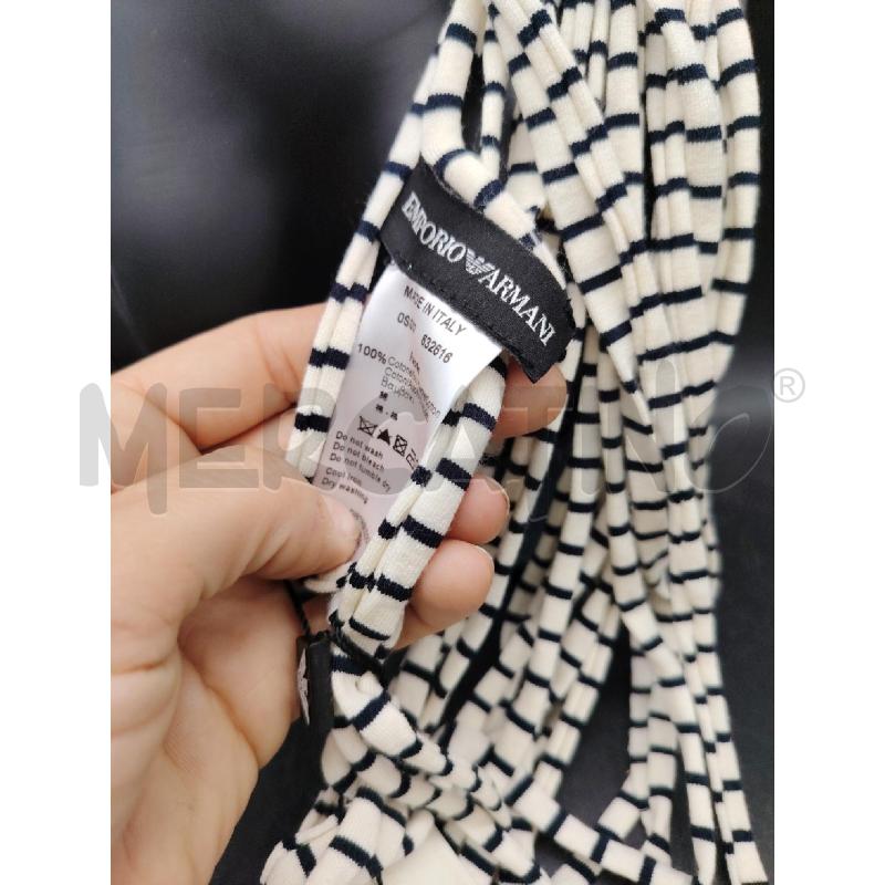 COLLANA / SCIARPA ARMANI MULTIFILO RGHE BIA NE  | Mercatino dell'Usato Roma eur 3