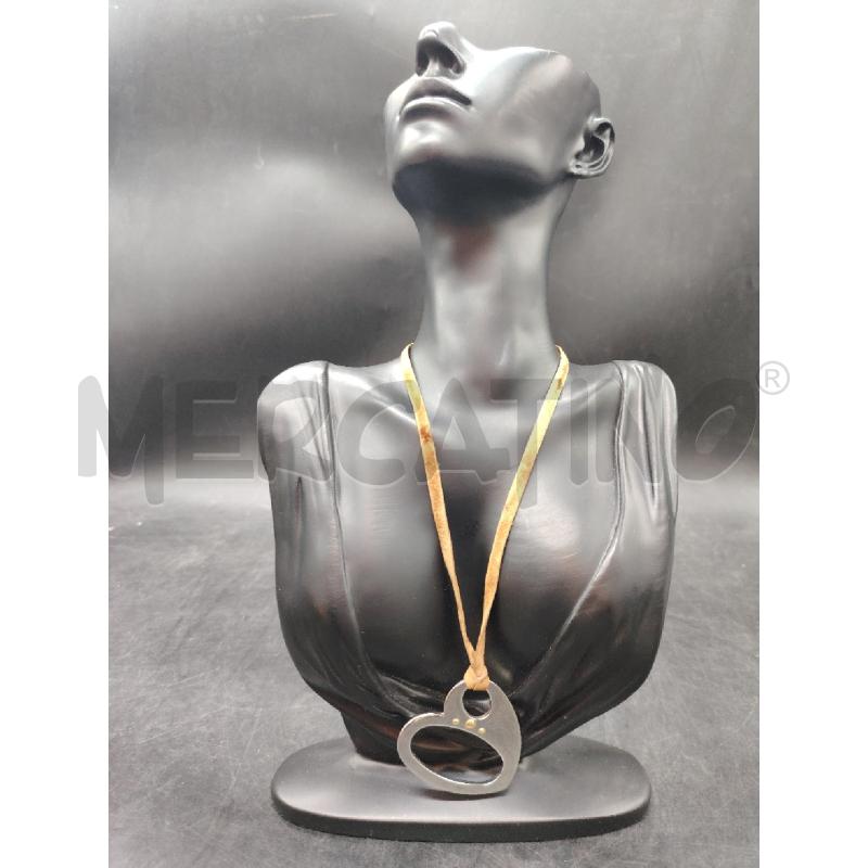 COLLANA ACCIAIO CUORE INSERTI* | Mercatino dell'Usato Roma eur 1