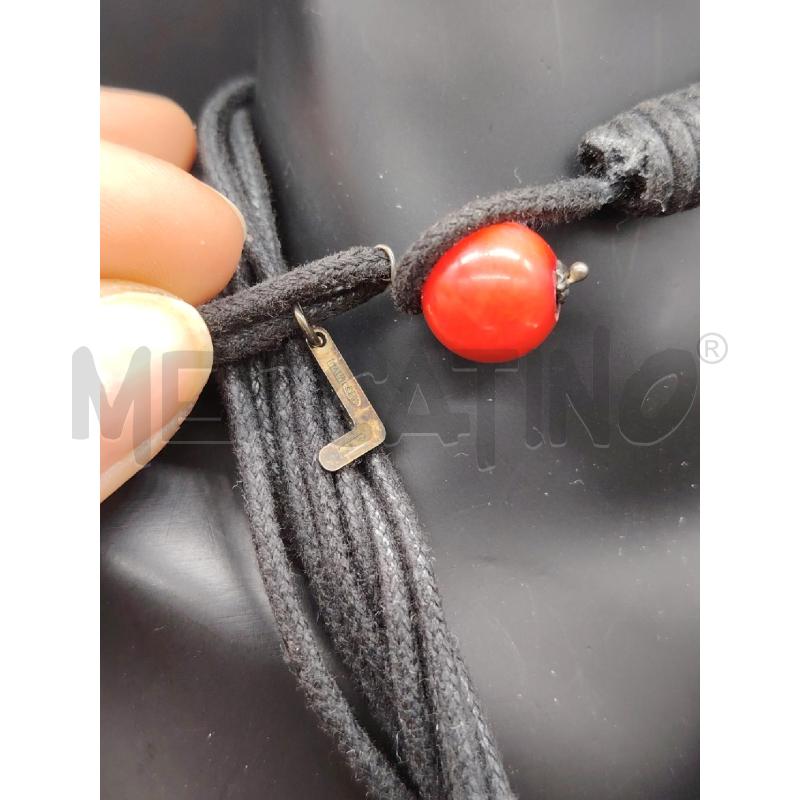 COLLANA BAMBOO PALLE NE CORDA NE | Mercatino dell'Usato Roma eur 3