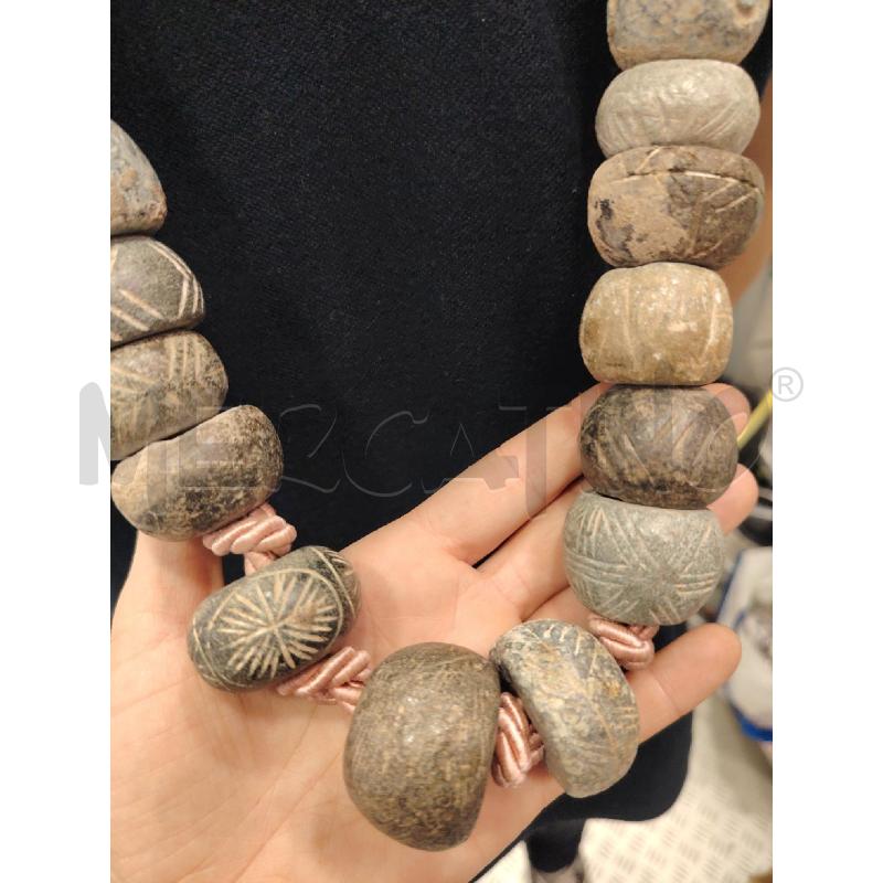 COLLANA BARILOTTI PIETRA NASTRO RS | Mercatino dell'Usato Roma eur 2