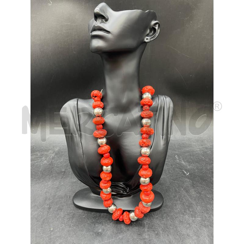 COLLANA BARILOTTI RSS PALLINE ARG | Mercatino dell'Usato Roma eur 1