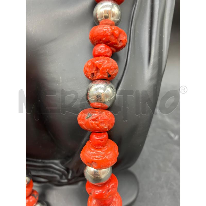 COLLANA BARILOTTI RSS PALLINE ARG | Mercatino dell'Usato Roma eur 2