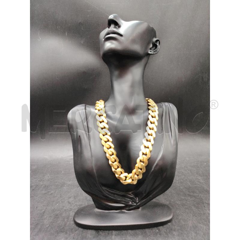 COLLANA BIJOUX CASCIO CATENA DORATA | Mercatino dell'Usato Roma eur 1
