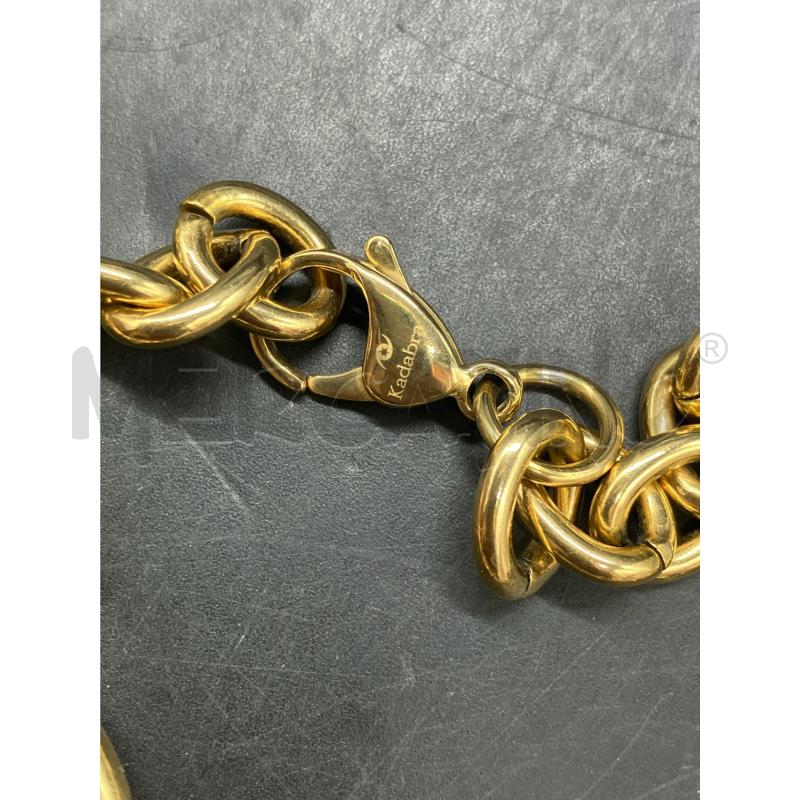 COLLANA BRAND CHAIN DOR | Mercatino dell'Usato Roma eur 3