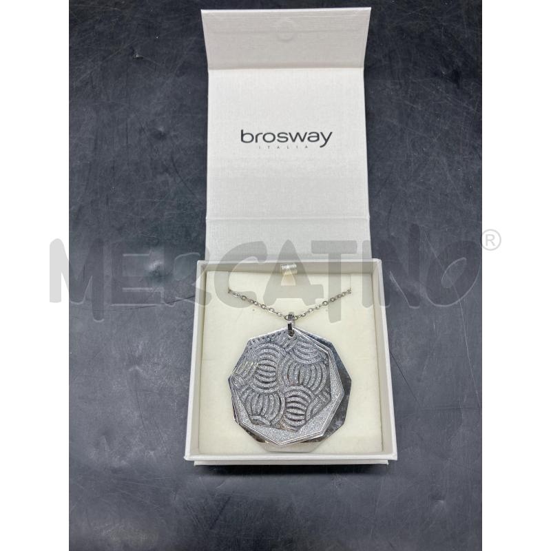 COLLANA BROSWAY FORMA OTTAGONALE STRASS | Mercatino dell'Usato Roma eur 1