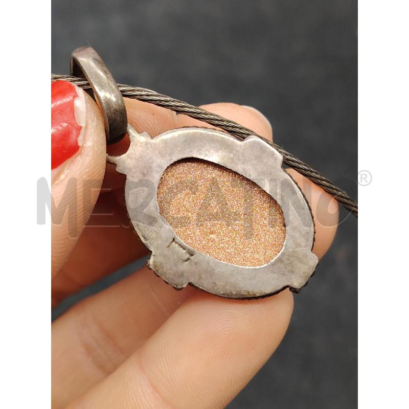 COLLANA CIONDOLO FUSION OVALE PIETRA SOLE | Mercatino dell'Usato Roma eur 3