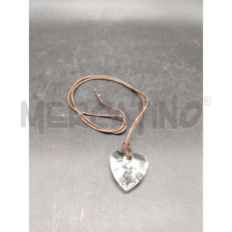 COLLANA CORDINO MARR CUORE TRASP | Mercatino dell'Usato Roma eur 1