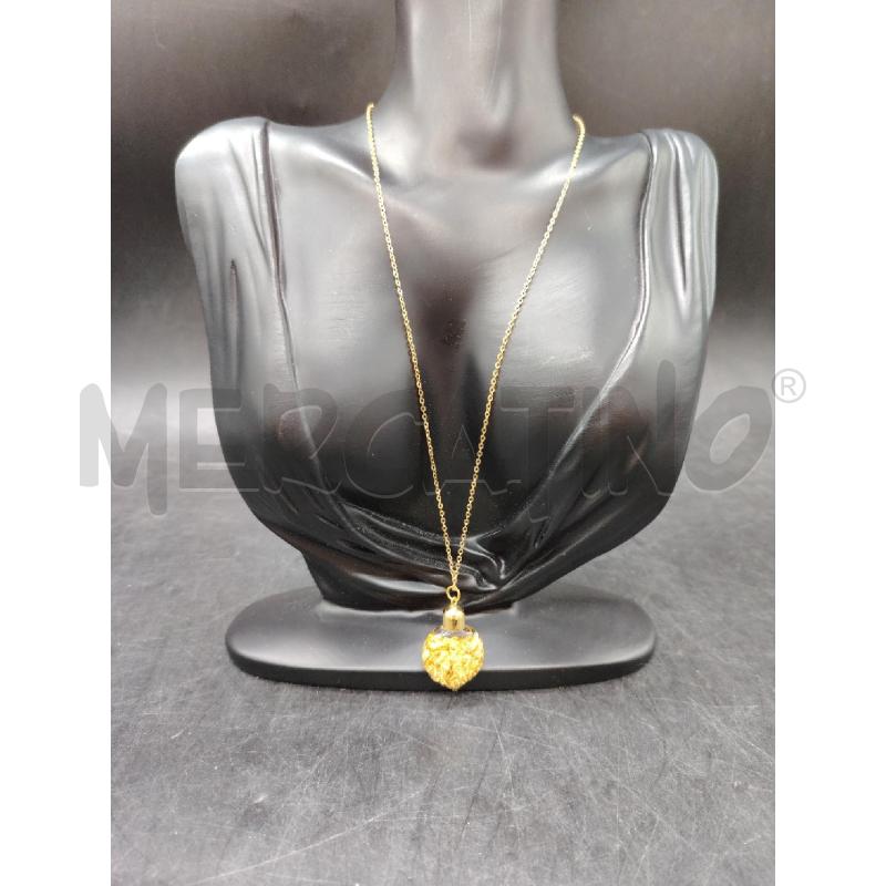 COLLANA DOR CIONDOLO LIQUIDO PEZZI DOR | Mercatino dell'Usato Roma eur 1