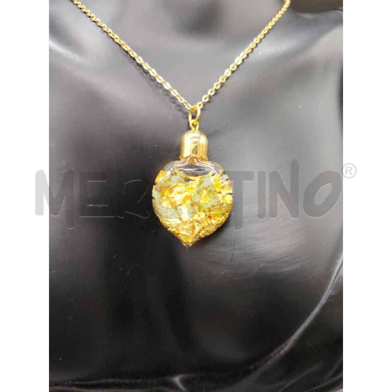 COLLANA DOR CIONDOLO LIQUIDO PEZZI DOR | Mercatino dell'Usato Roma eur 2
