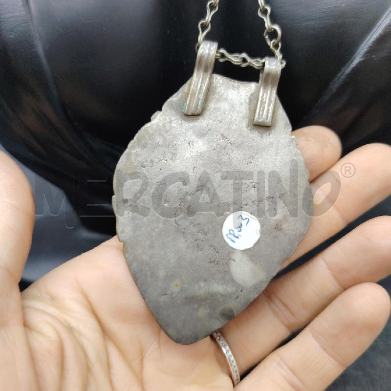 COLLANA ETNICA MET PIETRA ROSS | Mercatino dell'Usato Roma eur 3