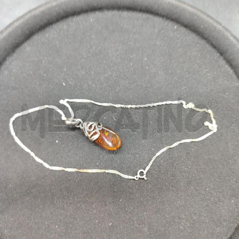 COLLANA FUSION CIONDOLO AMBRA | Mercatino dell'Usato Roma eur 3