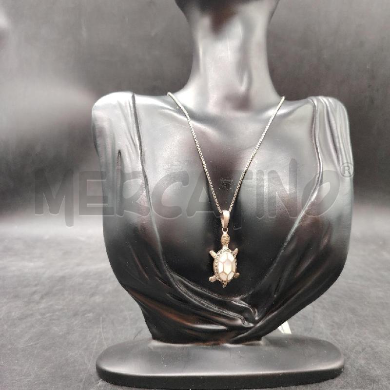 COLLANA FUSION CIONDOLO TARTARUGA MADREPERLA | Mercatino dell'Usato Roma eur 1