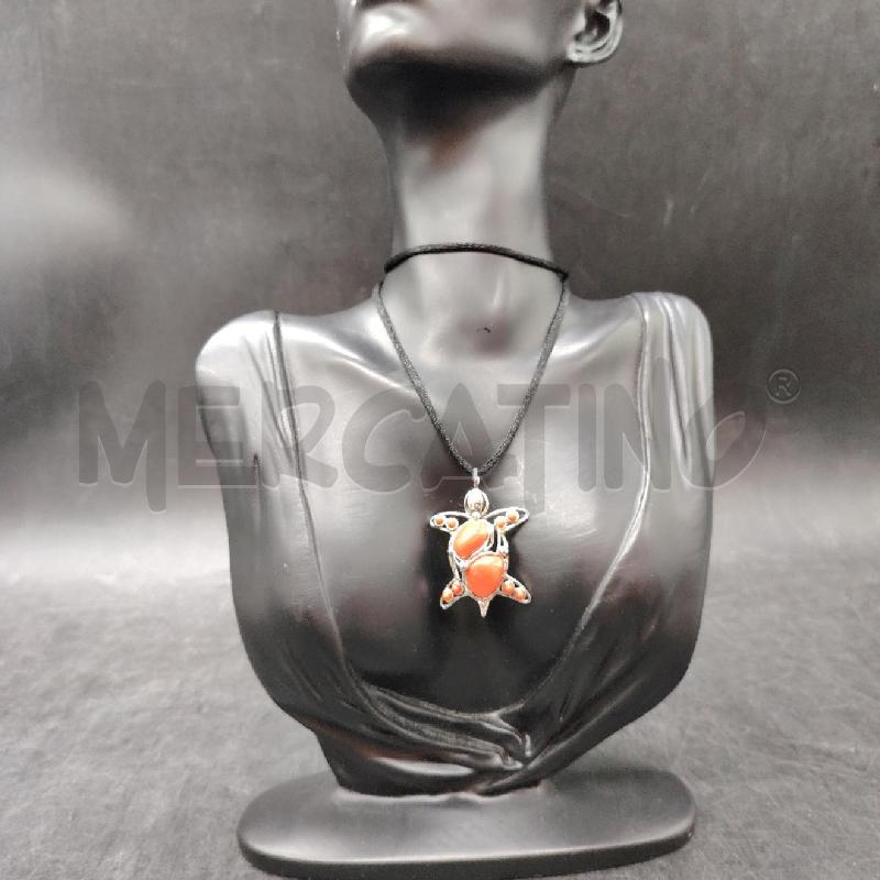 COLLANA FUSION CORDINO NE TARTARUGA ARA | Mercatino dell'Usato Roma eur 1