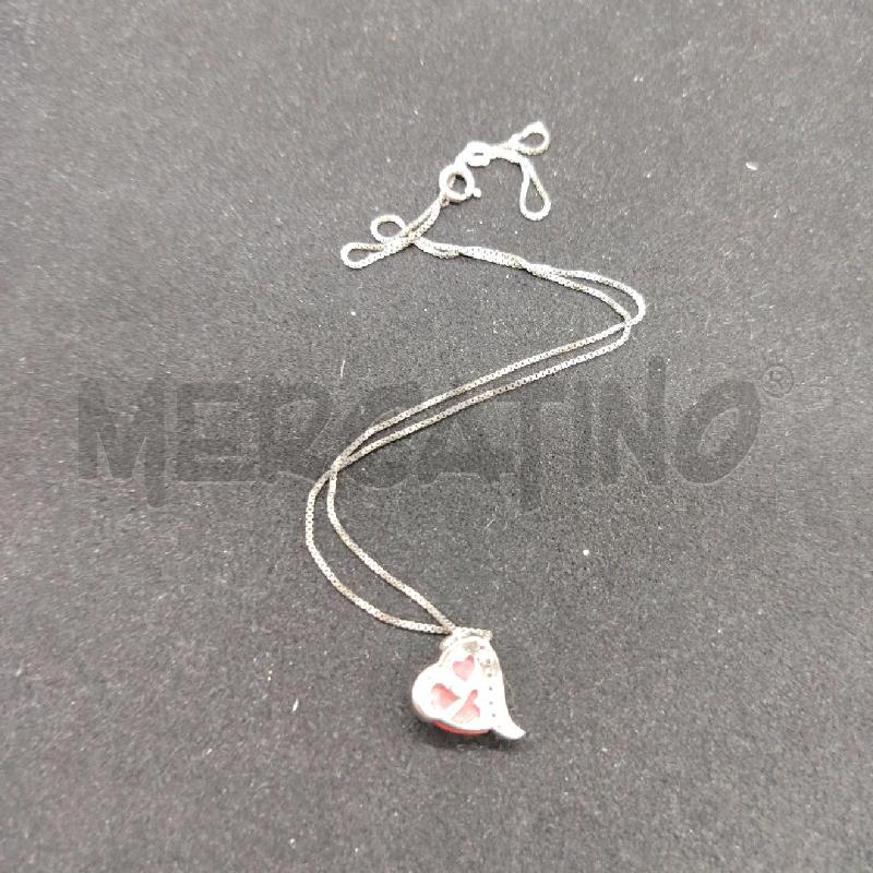 COLLANA FUSION CUORE ROSSO  | Mercatino dell'Usato Roma eur 3