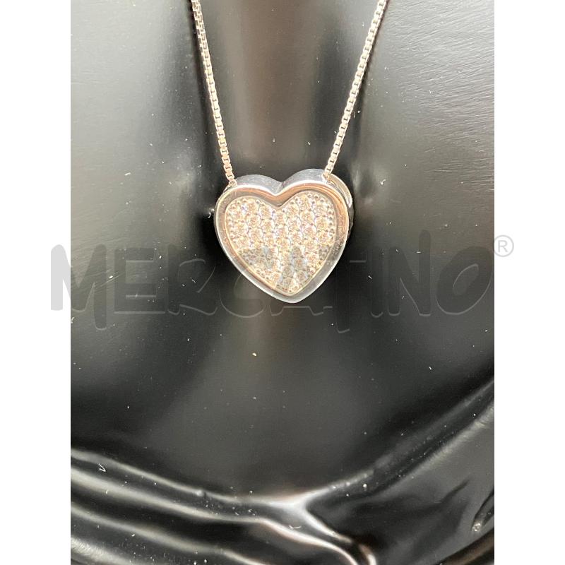 COLLANA FUSION CUORE STRASS | Mercatino dell'Usato Roma eur 2