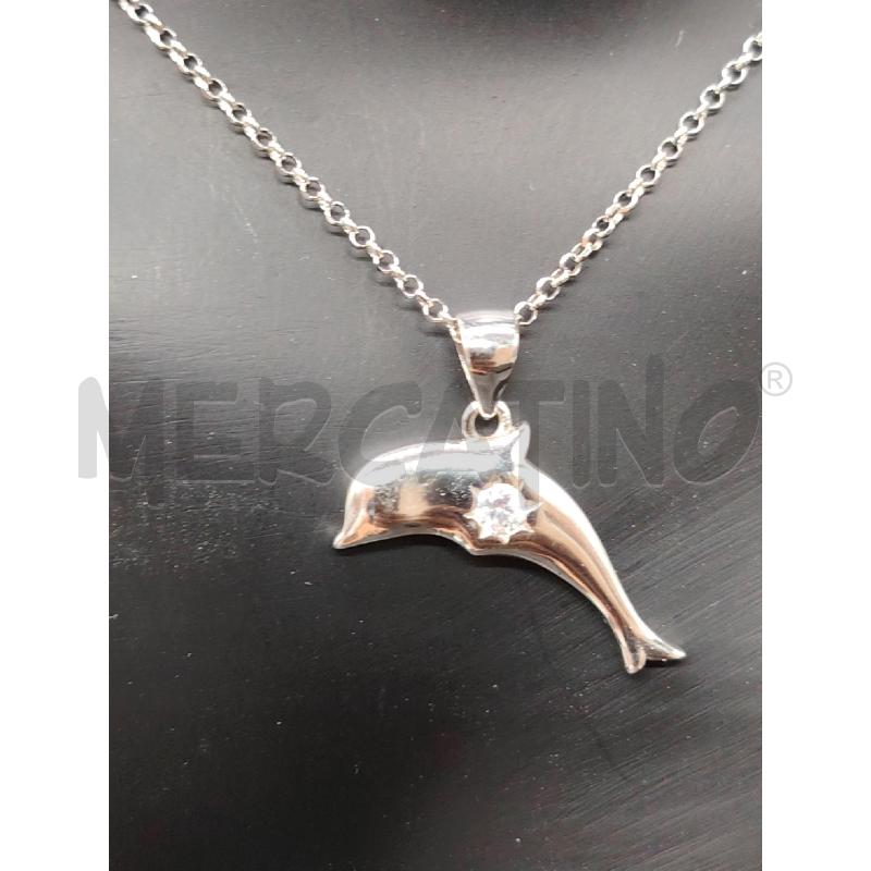 COLLANA FUSION DELFINO PUNTO LUCE | Mercatino dell'Usato Roma eur 2