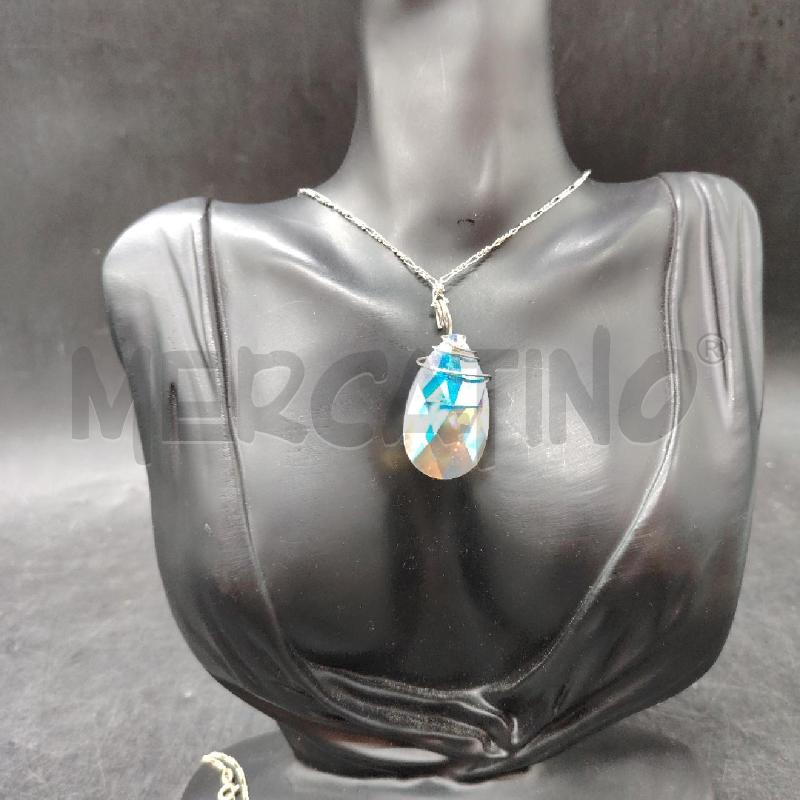 COLLANA FUSION GOCCIA SFACC TRASP GRANDE | Mercatino dell'Usato Roma eur 1
