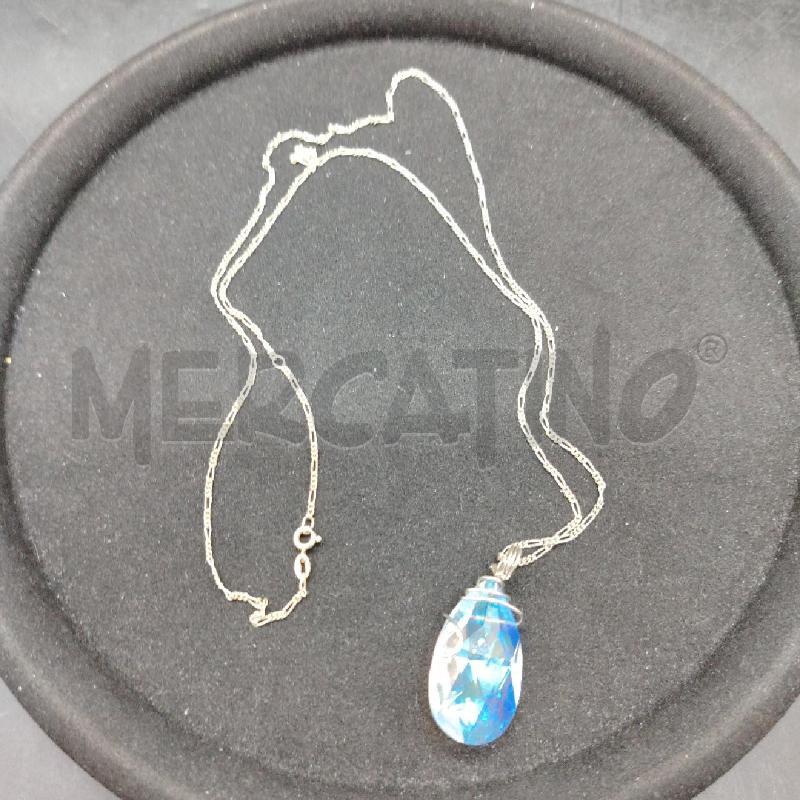 COLLANA FUSION GOCCIA SFACC TRASP GRANDE | Mercatino dell'Usato Roma eur 2