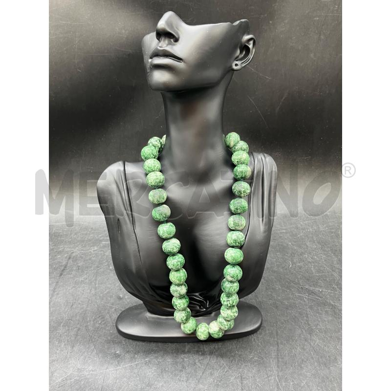 COLLANA FUSION PALLE VERDI | Mercatino dell'Usato Roma eur 1