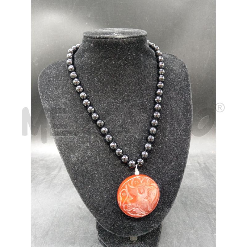 COLLANA FUSION SHINÈ ONICE DISCHETTO MARR INTARS | Mercatino dell'Usato Roma eur 1