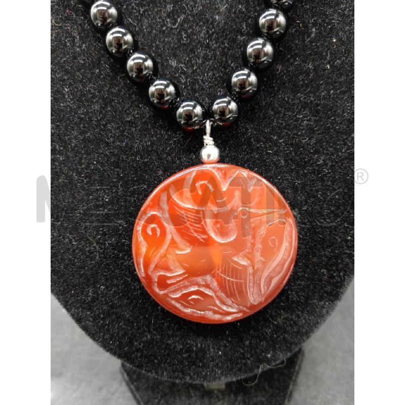 COLLANA FUSION SHINÈ ONICE DISCHETTO MARR INTARS | Mercatino dell'Usato Roma eur 2