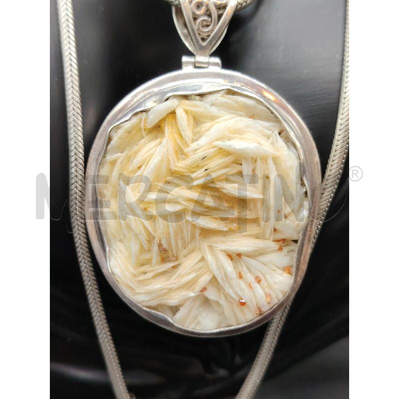 COLLANA FUSION SNAKE PENDENTE ROSA DEL DESERTO | Mercatino dell'Usato Roma eur 2