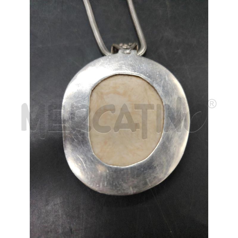 COLLANA FUSION SNAKE PENDENTE ROSA DEL DESERTO | Mercatino dell'Usato Roma eur 3