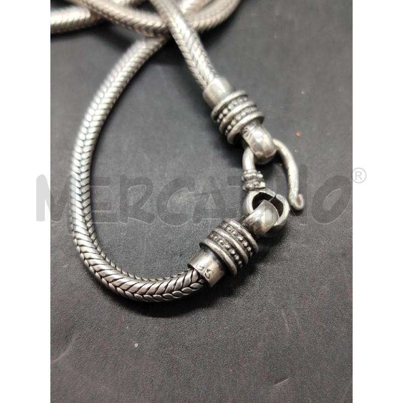 COLLANA FUSION SNAKE PENDENTE ROSA DEL DESERTO | Mercatino dell'Usato Roma eur 4