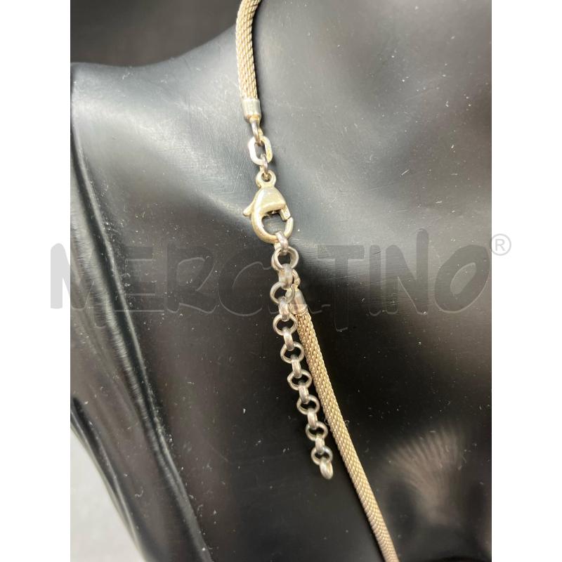 COLLANA FUSION VINTAGE BRILLANTINO TRIANGOLO MALACHITE | Mercatino dell'Usato Roma eur 4