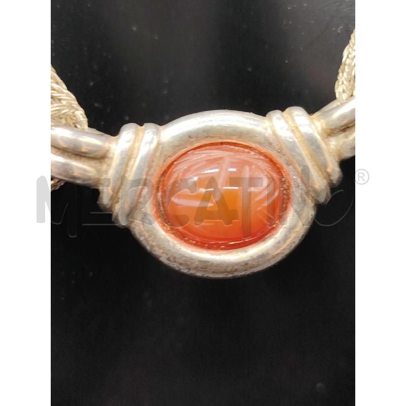 COLLANA GERARDO SACCO FUSION CAUCCIU PIETRA ARA | Mercatino dell'Usato Roma eur 3