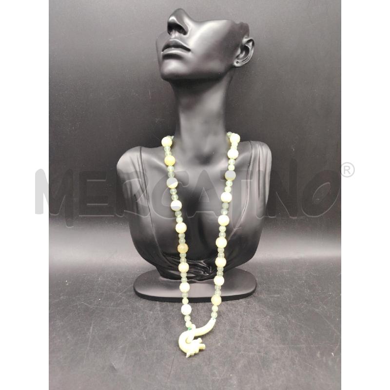 COLLANA GIADA DRAGO | Mercatino dell'Usato Roma eur 1