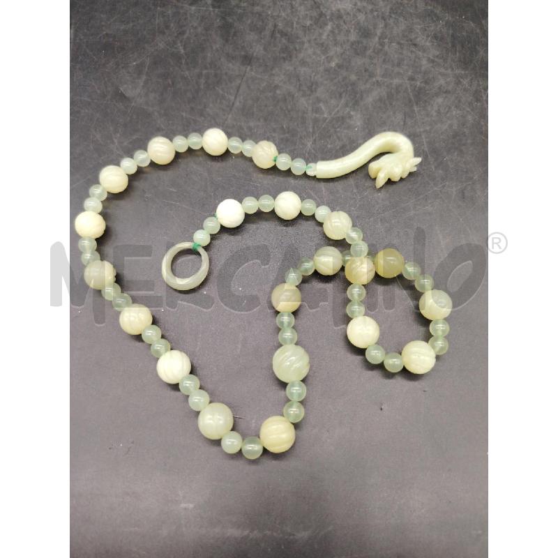 COLLANA GIADA DRAGO | Mercatino dell'Usato Roma eur 4