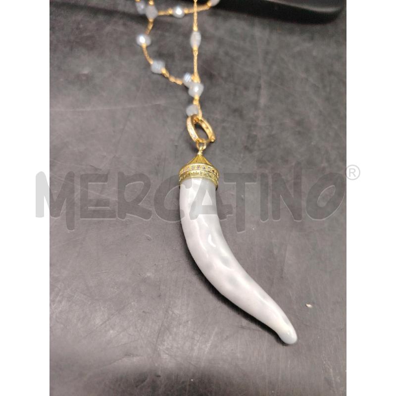 COLLANA LORD UNDICI CORNETTO CEL DORATA | Mercatino dell'Usato Roma eur 2