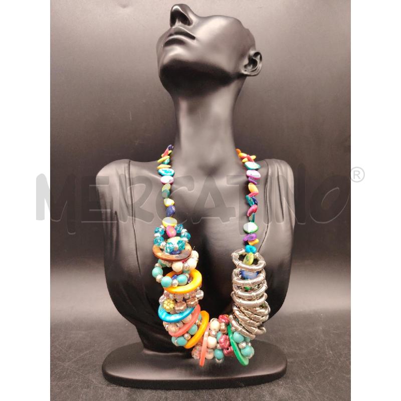 COLLANA MAC MODE CERCHI COLORATISSIMI | Mercatino dell'Usato Roma eur 1